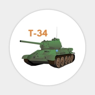 Soviet T-34 Tank Magnet